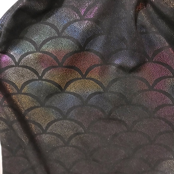 Mermaid One Piece Bathing Suit Swimsuit Shimmer Shiny Scales Sequin Mermaidcore - Picture 5 of 5